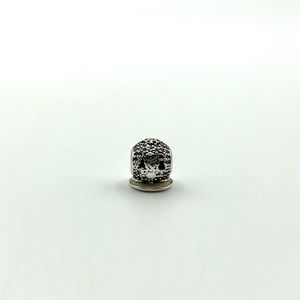 Retired Pandora Charm 925/14KT Snow Globe